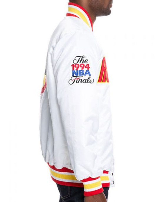White Houston Rockets Jacket