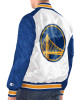 White/Royal Golden State Warriors Renegade Varsity Satin Jacket White/Royal Golden State Warriors Renegade Varsity Satin Jacket