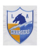 White The Power Forward LA Chargers Satin Jacket