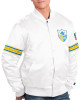 White The Power Forward LA Chargers Satin Jacket White The Power Forward LA Chargers Satin Jacket