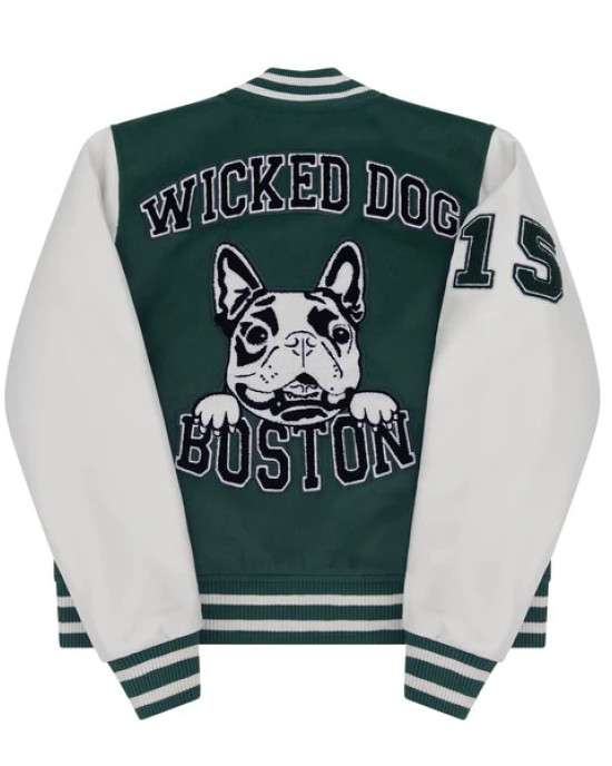 Wicked Letterman Green Varsity Jacket