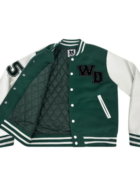 Wicked Letterman Green Varsity Jacket