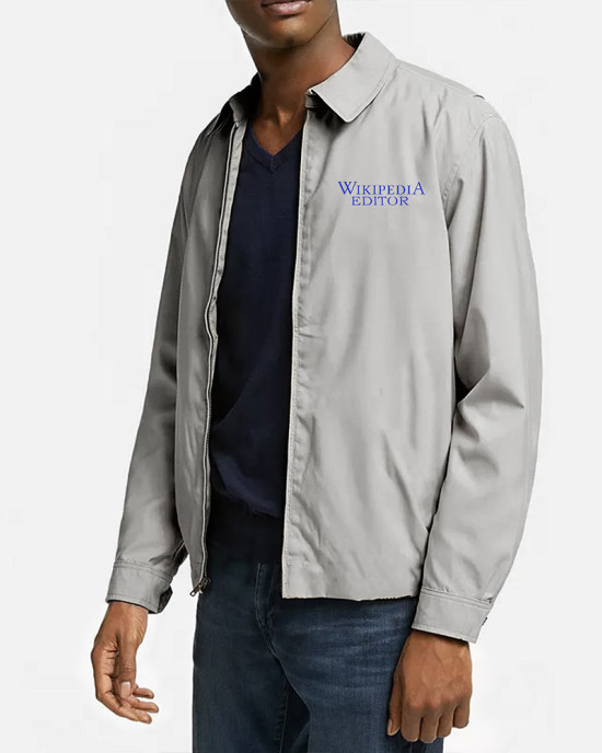 Wikipedia Editor Gray Jacket Wikipedia Editor Gray Jacket