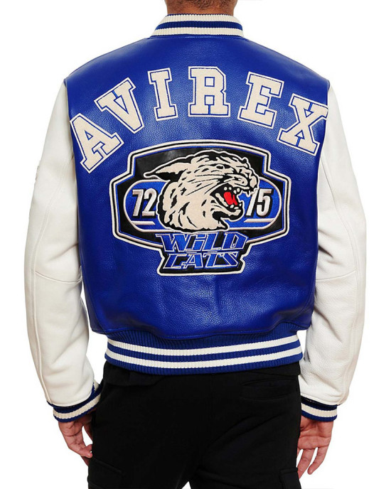 Wildcat Champion Varsity Real Leather Jacket