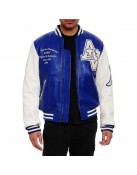 Wildcat Champion Varsity Real Leather Jacket