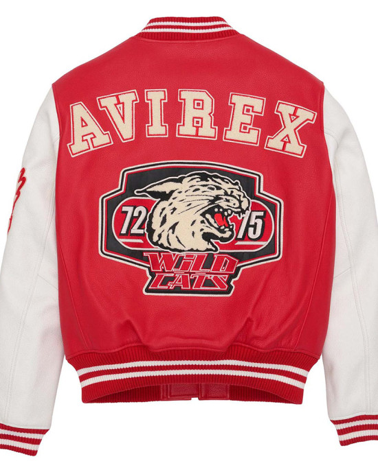 Wildcat Champion Varsity Real Leather Jacket