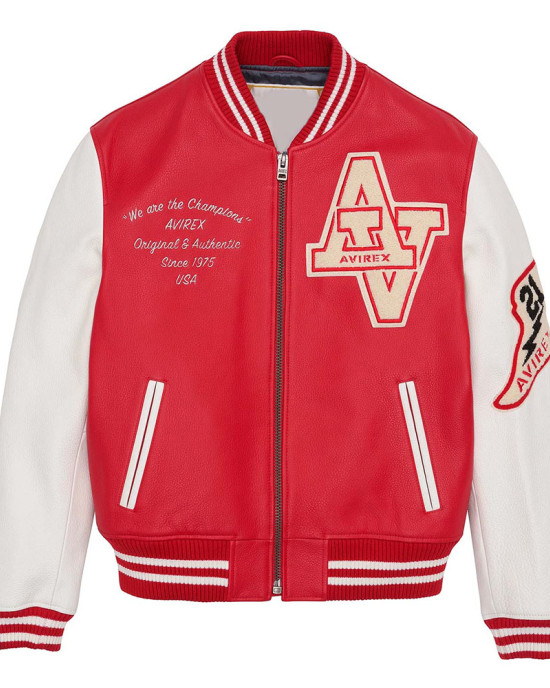 Wildcat Champion Varsity Real Leather Jacket