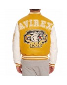 Wildcat Champion Varsity Real Leather Jacket