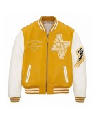 Wildcat Champion Varsity Real Leather Jacket