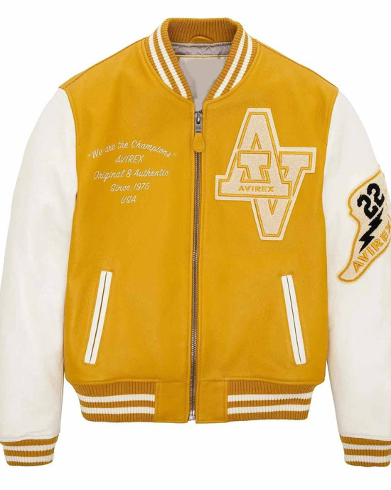 Wildcat Champion Varsity Real Leather Jacket