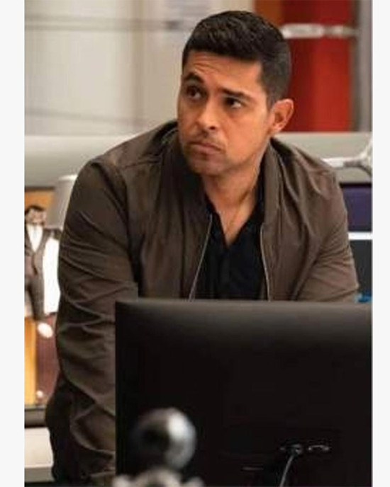Wilmer Valderrama NCIS Bomber Brown Jacket Wilmer Valderrama NCIS Bomber Brown Jacket