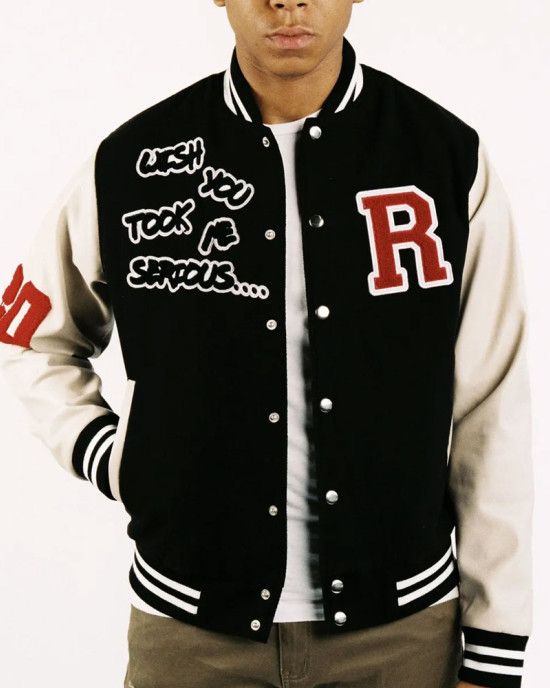 Wish You Took Me Serious Varsity Jacket Wish You Took Me Serious Varsity Jacket