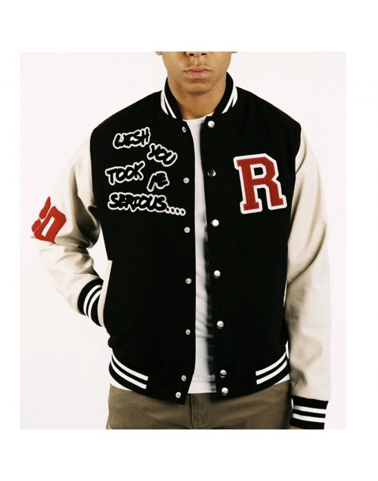 Wish You Took Me Serious Varsity Jacket
