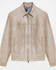 With Love Season 2 Desmond Chiam Beige Leather Jacket