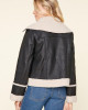 Women Victoria Faux Leather Jacket Women Victoria Faux Leather Jacket