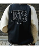 Women's White and Black Iets Frans Bomber Jacket Women's White and Black Iets Frans Bomber Jacket