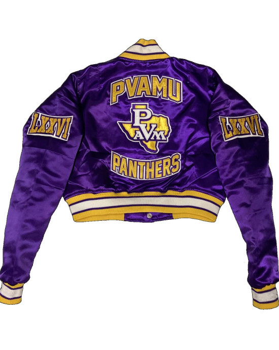 Women’s Embroidered Prairie View A&M University Purple Jacket Women’s Embroidered Prairie View A&M University Purple Jacket