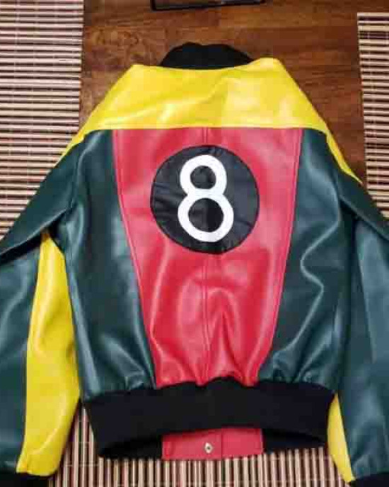 Women’s 8 Ball Pool Leather Jacket
