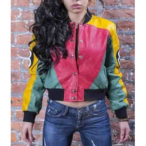 Women’s 8 Ball Pool Leather Jacket