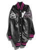 Women’s Black Bottle Girls Varsity Jacket Women’s Black Bottle Girls Varsity Jacket