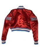 Women’s Delaware State University Cropped Burgundy Jacket