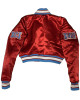 Women’s Delaware State University Cropped Burgundy Jacket Women’s Delaware State University Cropped Burgundy Jacket