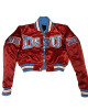 Women’s Delaware State University Cropped Burgundy Jacket Women’s Delaware State University Cropped Burgundy Jacket
