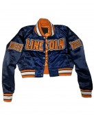 Women’s Embroidered Lincoln University Blue Jacket