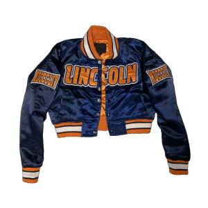 Women’s Embroidered Lincoln University Blue Jacket
