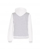 Women’s Letterman White Hoodie