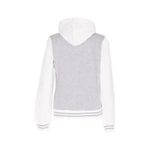 Women’s Letterman White Hoodie