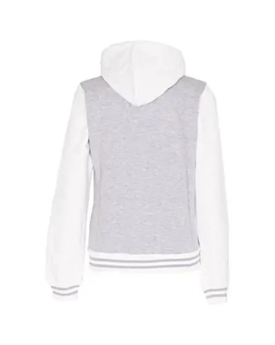 Women’s Letterman White Hoodie Women’s Letterman White Hoodie
