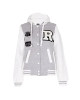 Women’s Letterman White Hoodie Women’s Letterman White Hoodie
