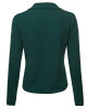 Women’s Open Front Hunter Green Wool Jacket Women’s Open Front Hunter Green Wool Jacket