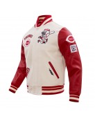 Wool/Leather Cincinnati Reds Classic Varsity Jacket