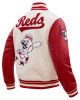 Wool/Leather Cincinnati Reds Classic Varsity Jacket Wool/Leather Cincinnati Reds Classic Varsity Jacket