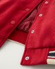 Wool Varsity Bomber Jacket with Patch