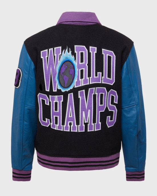 World Champs Homme Femme Letterman Jacket World Champs Homme Femme Letterman Jacket