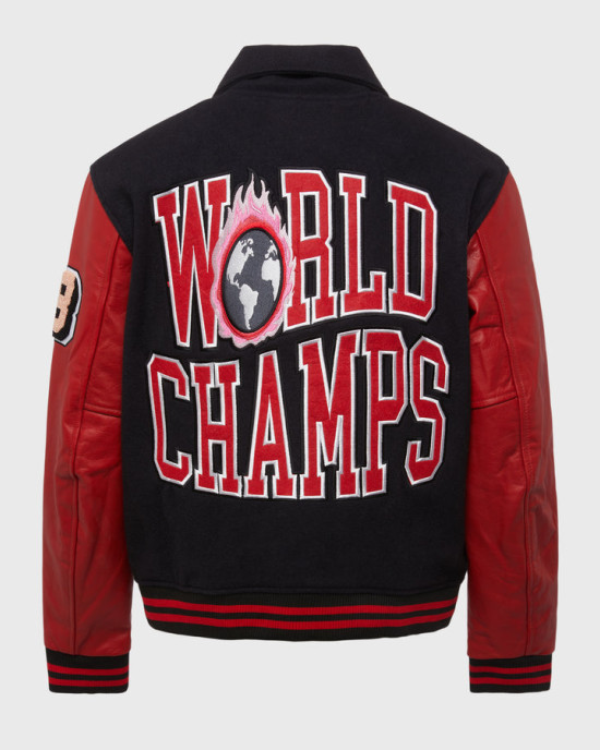 World Champs Homme Femme Letterman Jacket World Champs Homme Femme Letterman Jacket