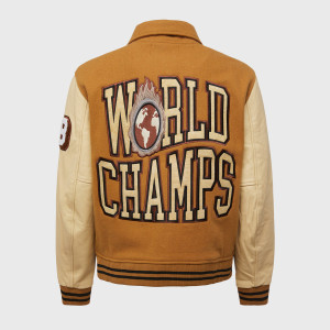 World Champs Homme Femme Letterman Jacket
