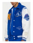World Series NTRLS Letterman Blue and White Jacket