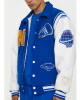 World Series NTRLS Letterman Blue and White Jacket World Series NTRLS Letterman Blue and White Jacket