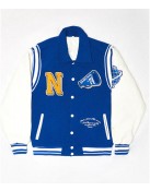World Series NTRLS Letterman Blue and White Jacket
