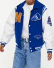 World Series NTRLS Letterman Blue and White Jacket World Series NTRLS Letterman Blue and White Jacket