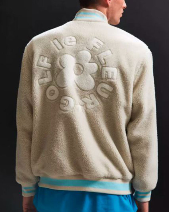 X Converse Golf Le Fleur Bomber Sherpa Jacket X Converse Golf Le Fleur Bomber Sherpa Jacket