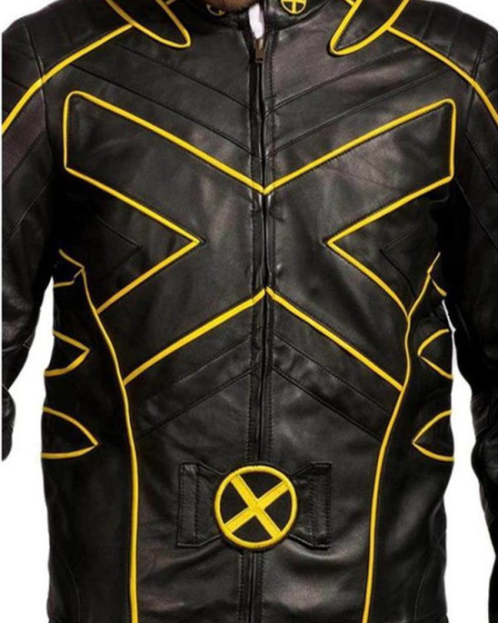 X-Men The Last Stand Wolverine Black Leather Jacket X-Men The Last Stand Wolverine Black Leather Jacket