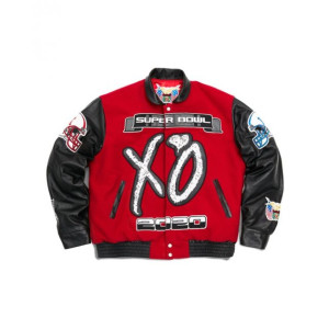 XO The Weeknd Super Bowl LV Varsity Jacket