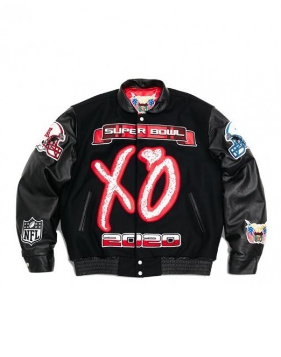 XO The Weeknd Super Bowl LV Varsity Jacket