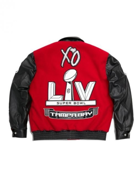 XO The Weeknd Super Bowl LV Varsity Jacket XO The Weeknd Super Bowl LV Varsity Jacket