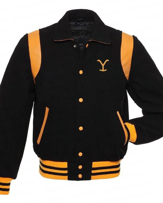 Yellowstone Dutton Ranch Teddy Wool Varsity Jacket